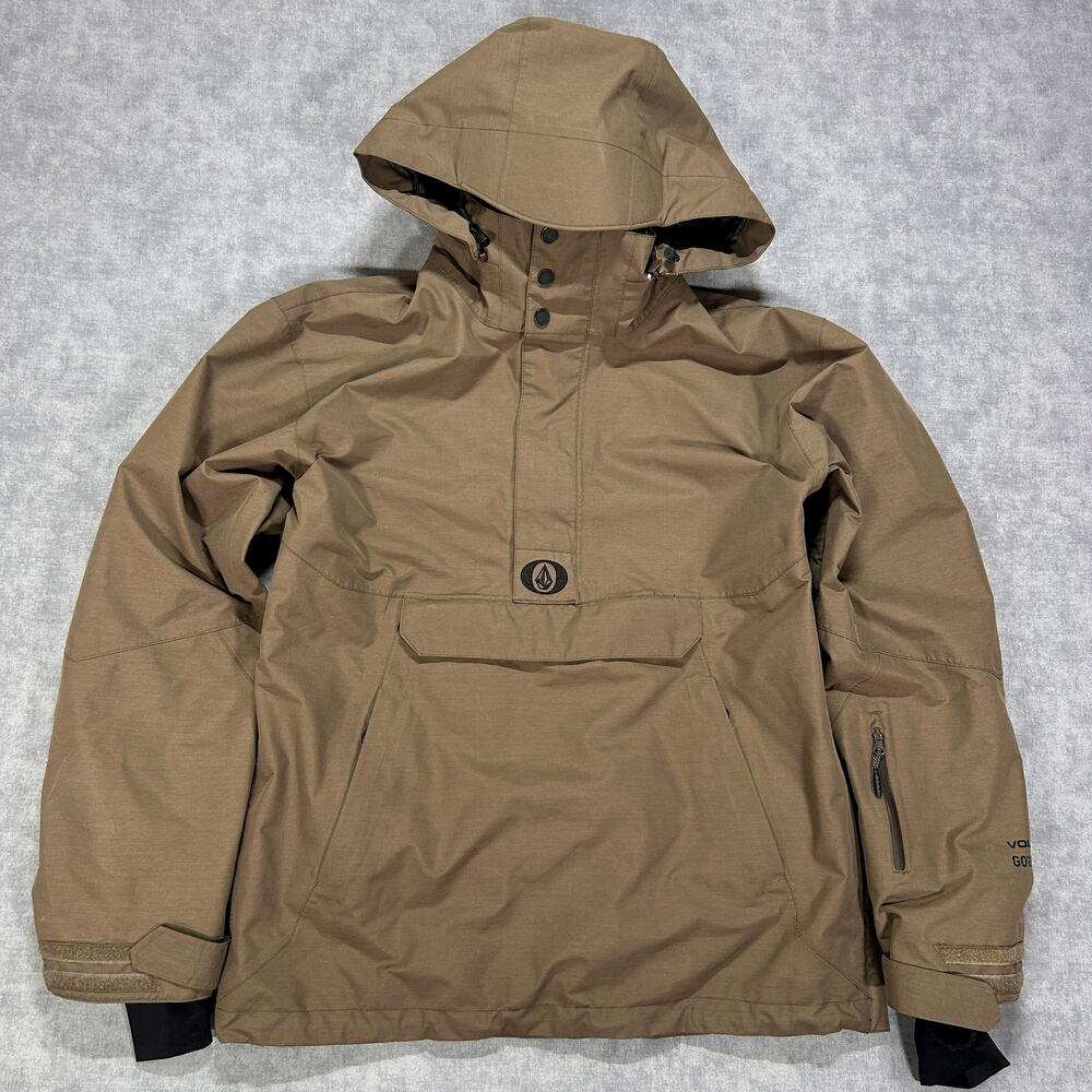 Volcom Melo GORE-TEX Pullover Ski Snowboard Jacket Dark Teak Mens L